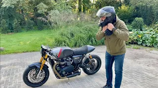 Кастомный каферейсер Triumph Thruxton 1200RS (байк не для каждого)