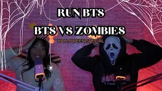 Halloween Special! 🎃 We Watch RUN BTS  - BTS VS ZOMBIES  For The First Time! 😱