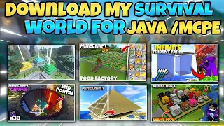 My Survival World For Java / MCPE | Download My World With All Farms