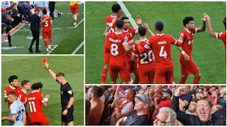 DIAZ VOLLEY, MAC ALLISTER RED CARD, ENDO DEBUT! LIVERPOOL 3-1 BOURNEMOUTH | MATCH VLOG