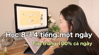 LÀM SAO ĐỂ HỌC CẢ NGÀY I Cách học 8-14 tiếng một ngày