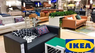 IKEA SOFAS COUCHES COFFEE TABLES ARMCHAIRS FURNITURE DECOR SHOP WITH ME SHOPPING STORE WALK THROUGH