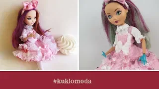 How to sew dress style sweet lolita for doll