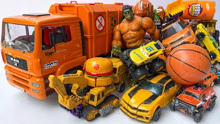 BOX Full of ORANGE Transformers: Tobot Hello Carbot Dinosaur Transformmation | Mini Robot Stopmotion