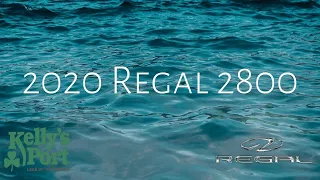 2020 Regal 2800 at Kelly's Port (www.KellysPort.com)