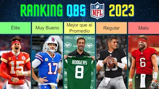 RANKING de TODOS los QB de la NFL 2023