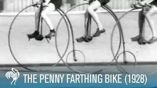 The Penny Farthing Bike Race (1928) | British Pathé