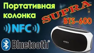 Обзор портативной аудиосистемы с bluetooth SUPRA BTS-600