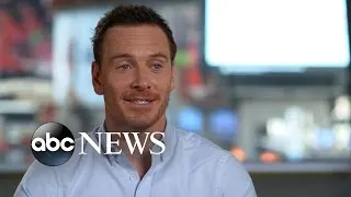 Michael Fassbender Interview on Working With Alicia Vikander