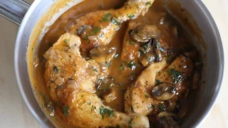 Hunters Chicken Recipe - Chicken Chasseur By the French Cooking Academy