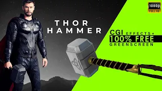 Munir Thor hammer CGI effects+100% Free Greenscreen