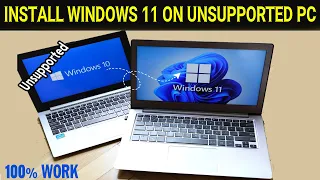 Installing Windows 11 on Unsupported Hardware | How to Install Windows 11 on Unsupported CPU & TPM 1