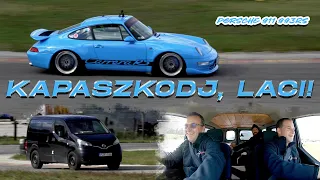 KAPASZKODJ, Laci! -  Nissan NV200 vs. Porsche 911 993RS (Laptiming Ep. 262.)