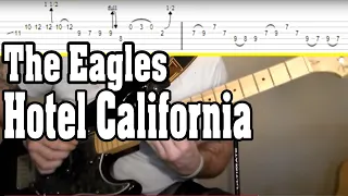 The Eagles - Hotel California Guitar Tutorial w/TABS