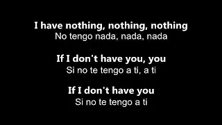 ♥ I Have Nothing ♥ No Tengo Nada ~ por Whitney Houston - Letra en inglés y español