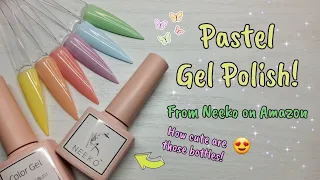 PASTEL GEL POLISH SET FROM AMAZON | NEEKO