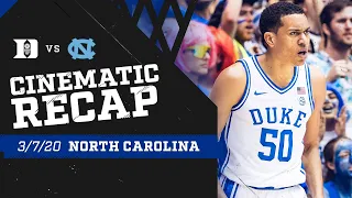 2019-20 Duke vs. UNC | Cinematic Recap