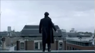 SHERLOCK - The Reichenbach Fall Jump Scene [SPOILERS]