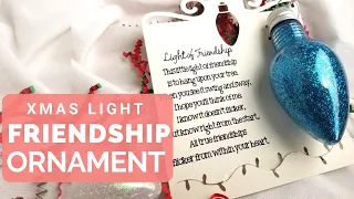 Ciruct DIY Christmas Light Of Friendship Ornament (Glitter Ornament)