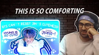 Comforting - BTS can't resist Jin's cuteness | Reaction