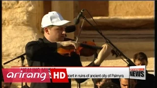 Russian orchestra performs concert in ruins of ancient city of Palmyra