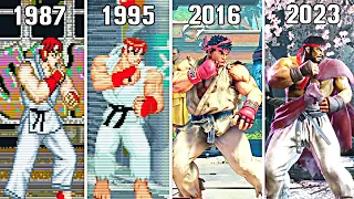 Ryu Evolution - Street Fighter Gameplay 1987 - 2023