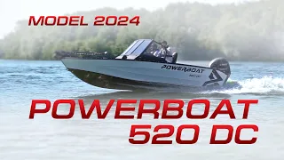 Premier video of  Powerboat 520 DC. Model 2024