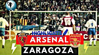 Real Zaragoza vs Arsenal 2-1 All Goals & Highlights ( UEFA UEFA Cup Winners' Cup 1995 Final)