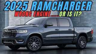 Why did Ram choose the 3.6l Pentastar engine for the 2025 Ramcharger Hybrid truck?