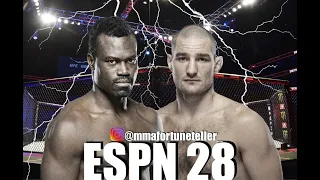 UFC ESPN 28 Sean Strickland VS Uriah Hall Full card breakdown predictions & betting