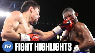 Janibek Alimkhanuly Puts on A Dominate Fight, Scoring Knockdown Early, Knockout Late | HIGHLIGHTS