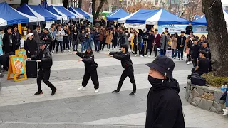 중앙대학교 댄스포즈 2018년 버스킹 - 팝핀