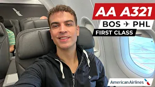 American Airlines A321neo FIRST CLASS Review (2023) | Boston ✈ Philadelphia