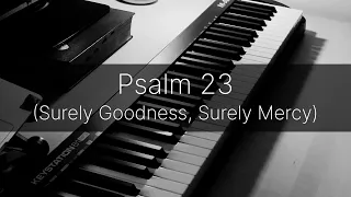 Psalm 23 (Surely Goodness, Surely Mercy) - Instrumental Piano Worship with Lyrics