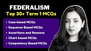 Class 10 Civics MCQs | Term 1 Exam | Federalism Class 10 MCQs | Full Chapter | Shubham Pathak