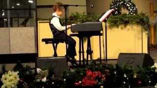 6 year old John Christmas Piano Performance: "Oh Holy Night" and "Joy to the World"