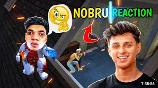 NOBRU Reaction On KHALID FF Funny Video ? 😱 Free Fire Funny Moments 😂
