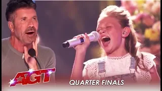 Ansley Burns: She's Back As WILDCARD To Prove Simon Cowell Wrong! | America's Got Talent 2019