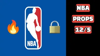 NBA PRIZEPICKS PLAYER PROPS 12/5!! | TUESDAY PICKS