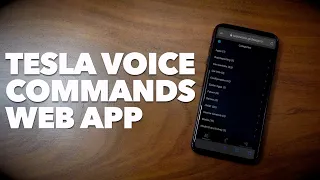 Tesla Voice Commands Web App