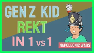 Mount & Blade Warband: Napoleonic wars - Gen Z kid rekt in 1vs1!