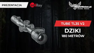 Dziki 180 metrów  Luneta termowizyjna InfiRay Tube TL35 v2 #termowizja #nightvision #infiray