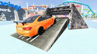 Cars vs Spinning Roller #1 – BeamNG Drive | CrashBoomPunk