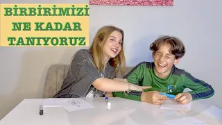 Kardeşimle Birbirimizi Ne Kadar Tanıyoruz. Ecrin Su Çoban & HÜSO