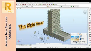 Modeling and Design of RC Buildings in Autodesk Robot | Part 6: Right Tower