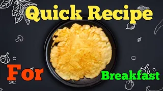 Only 1 potato & 1egg | Simple Healthy Breakfast| potato egg Recipe