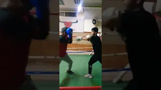 Hard Sparring | Boxing with No Defense #shorts #boxing #mma #gym