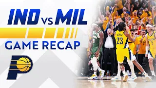 Game Recap: Tyrese Haliburton's Overtime Game-Winner Lifts Pacers Over Bucks in Game 3