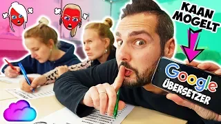 KAAN SCHUMMELT IN DER SCHULE! Mogeln beim Vokabeltest mit HANDY! Nina + Kathi ohne SPICKER!