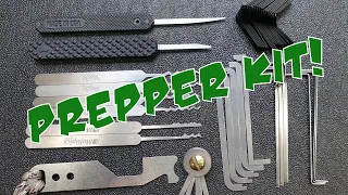 (1509) Emergency Lock Pick Kit for Preppers